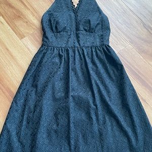Marina Halter Lace Dress